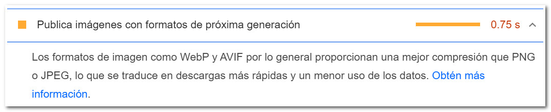 formatos de imagen de próxima generación