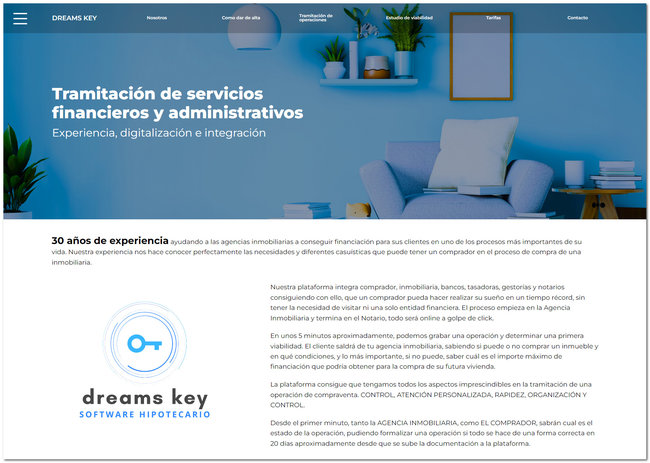 dreams key plataforma financiación